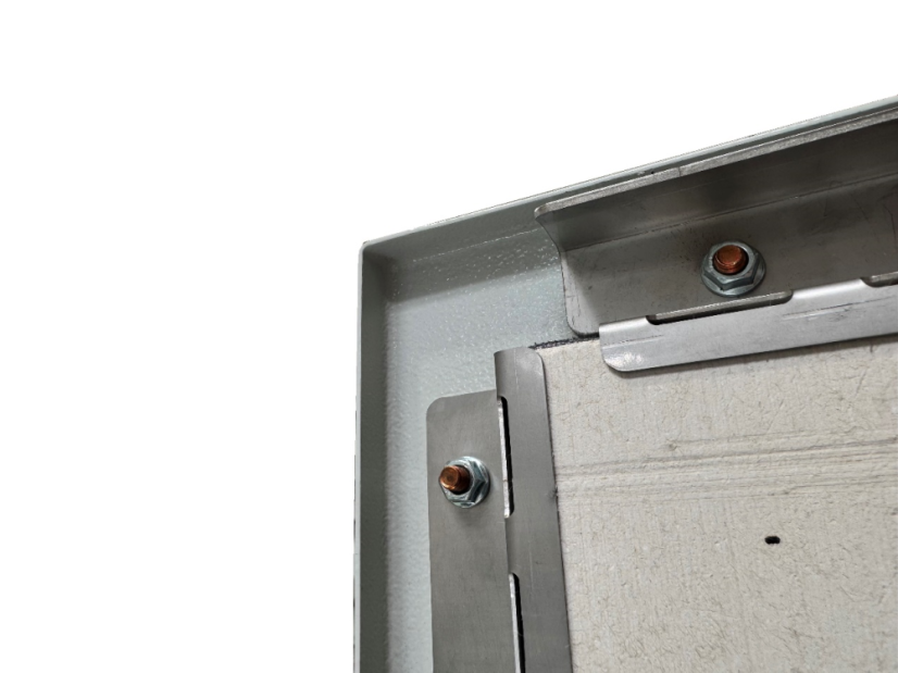 Protipožární rozvaděčová skříň EI30 - Vnější/ vnitřní výška: 1825 / 1655 mm, Vnější/ vnitřní šířka: 910 / 725 mm