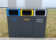 Odpadkový koš Aspera Eco Trio