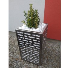 Nerezový květináč Aspera Gabion